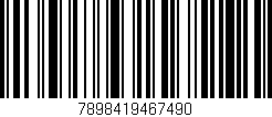 Código de barras (EAN, GTIN, SKU, ISBN): '7898419467490'