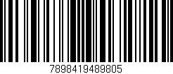 Código de barras (EAN, GTIN, SKU, ISBN): '7898419489805'