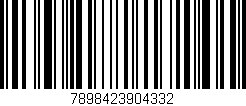 Código de barras (EAN, GTIN, SKU, ISBN): '7898423904332'