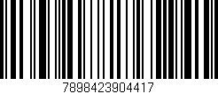 Código de barras (EAN, GTIN, SKU, ISBN): '7898423904417'