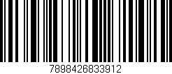 Código de barras (EAN, GTIN, SKU, ISBN): '7898426833912'