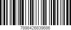 Código de barras (EAN, GTIN, SKU, ISBN): '7898426839686'