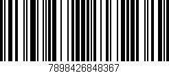 Código de barras (EAN, GTIN, SKU, ISBN): '7898426848367'