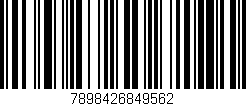 Código de barras (EAN, GTIN, SKU, ISBN): '7898426849562'