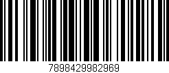 Código de barras (EAN, GTIN, SKU, ISBN): '7898429982969'