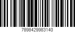 Código de barras (EAN, GTIN, SKU, ISBN): '7898429983140'