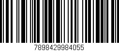 Código de barras (EAN, GTIN, SKU, ISBN): '7898429984055'