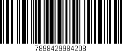 Código de barras (EAN, GTIN, SKU, ISBN): '7898429984208'