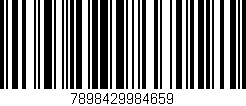 Código de barras (EAN, GTIN, SKU, ISBN): '7898429984659'