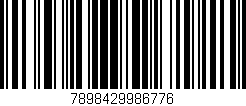 Código de barras (EAN, GTIN, SKU, ISBN): '7898429986776'