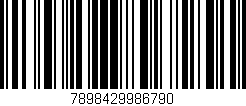 Código de barras (EAN, GTIN, SKU, ISBN): '7898429986790'