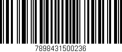 Código de barras (EAN, GTIN, SKU, ISBN): '7898431500236'