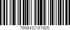 Código de barras (EAN, GTIN, SKU, ISBN): '7898432167605'