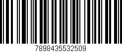 Código de barras (EAN, GTIN, SKU, ISBN): '7898435532509'