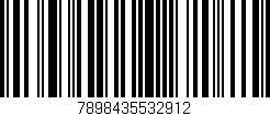 Código de barras (EAN, GTIN, SKU, ISBN): '7898435532912'