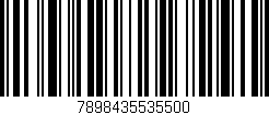 Código de barras (EAN, GTIN, SKU, ISBN): '7898435535500'