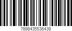 Código de barras (EAN, GTIN, SKU, ISBN): '7898435536439'