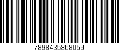 Código de barras (EAN, GTIN, SKU, ISBN): '7898435868059'