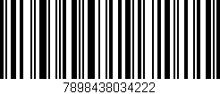 Código de barras (EAN, GTIN, SKU, ISBN): '7898438034222'