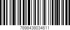 Código de barras (EAN, GTIN, SKU, ISBN): '7898438034611'