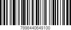 Código de barras (EAN, GTIN, SKU, ISBN): '7898440649100'