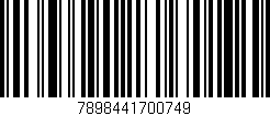 Código de barras (EAN, GTIN, SKU, ISBN): '7898441700749'