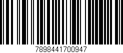Código de barras (EAN, GTIN, SKU, ISBN): '7898441700947'