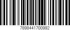 Código de barras (EAN, GTIN, SKU, ISBN): '7898441700992'