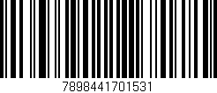 Código de barras (EAN, GTIN, SKU, ISBN): '7898441701531'