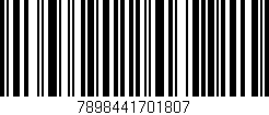 Código de barras (EAN, GTIN, SKU, ISBN): '7898441701807'