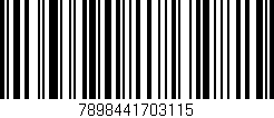 Código de barras (EAN, GTIN, SKU, ISBN): '7898441703115'