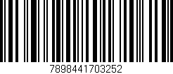 Código de barras (EAN, GTIN, SKU, ISBN): '7898441703252'