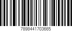 Código de barras (EAN, GTIN, SKU, ISBN): '7898441703665'