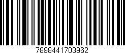 Código de barras (EAN, GTIN, SKU, ISBN): '7898441703962'