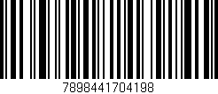 Código de barras (EAN, GTIN, SKU, ISBN): '7898441704198'