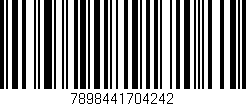 Código de barras (EAN, GTIN, SKU, ISBN): '7898441704242'