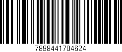 Código de barras (EAN, GTIN, SKU, ISBN): '7898441704624'