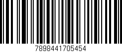Código de barras (EAN, GTIN, SKU, ISBN): '7898441705454'