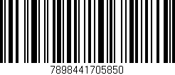 Código de barras (EAN, GTIN, SKU, ISBN): '7898441705850'