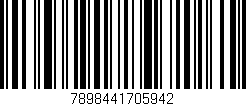 Código de barras (EAN, GTIN, SKU, ISBN): '7898441705942'