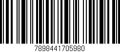 Código de barras (EAN, GTIN, SKU, ISBN): '7898441705980'