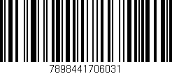 Código de barras (EAN, GTIN, SKU, ISBN): '7898441706031'