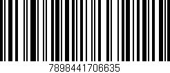 Código de barras (EAN, GTIN, SKU, ISBN): '7898441706635'