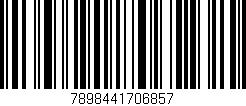 Código de barras (EAN, GTIN, SKU, ISBN): '7898441706857'