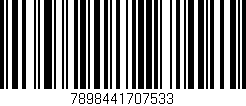 Código de barras (EAN, GTIN, SKU, ISBN): '7898441707533'