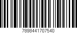 Código de barras (EAN, GTIN, SKU, ISBN): '7898441707540'