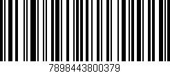 Código de barras (EAN, GTIN, SKU, ISBN): '7898443800379'