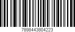 Código de barras (EAN, GTIN, SKU, ISBN): '7898443804223'