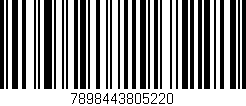 Código de barras (EAN, GTIN, SKU, ISBN): '7898443805220'