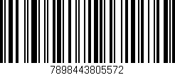 Código de barras (EAN, GTIN, SKU, ISBN): '7898443805572'